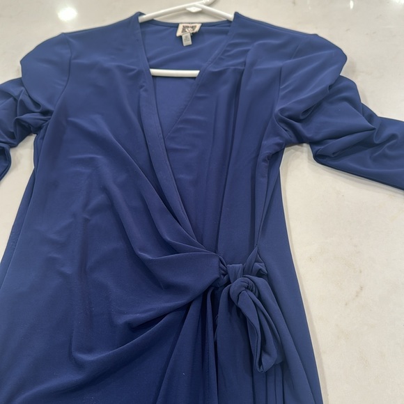 Anne Klein Navy Dress - worn once! Size XS - Picture 4 of 4